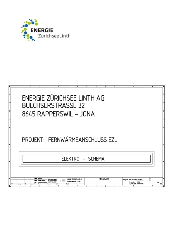 Elektroschema FW Rapperswil Hinwil